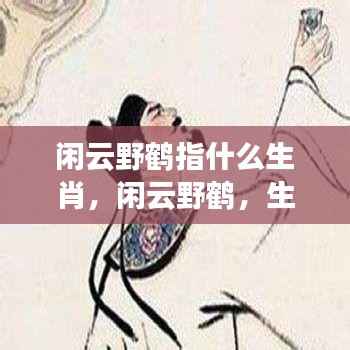 闲云野鹤与生肖运势,隐逸自在的生肖解读