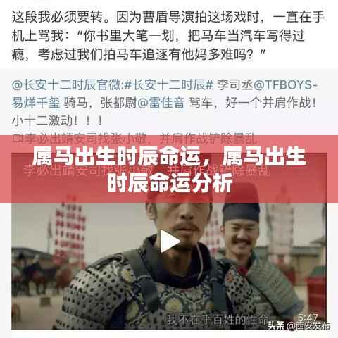 属马出生时辰与命运分析
