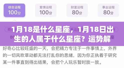 揭秘1月18日出生者的星座运势,深度解析与运势展望