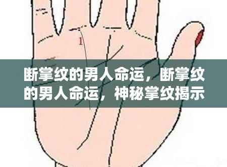 断掌纹男人的命运揭秘,神秘掌纹预示未来走向