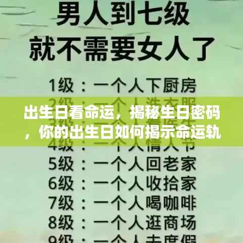 揭秘生日密码,你的出生日如何预示命运轨迹?