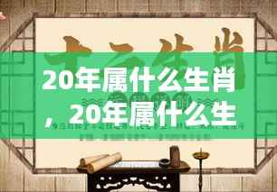 揭秘20年生肖运势,深度解析生肖运势走向