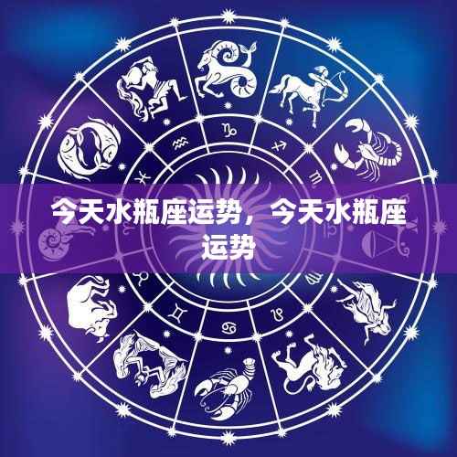 今日水瓶座运势详解