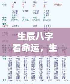 生辰八字揭秘命运走向,洞悉未来轨迹与命运安排