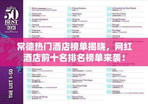 常德热门酒店榜单揭晓,网红酒店前十名排名榜单来袭!