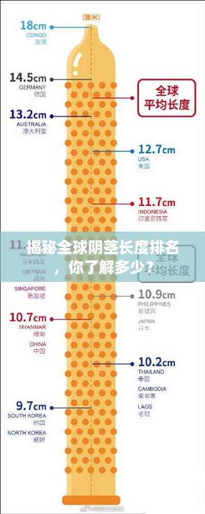揭秘全球阴茎长度排名,你了解多少?
